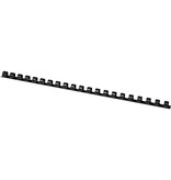 Q-CONNECT Q-CONNECT bindrug 10mm 21 rings 100 stuks zwart