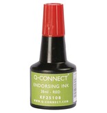 Q-CONNECT Q-CONNECT stempelinkt, flesje van 28 ml, rood