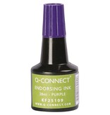 Q-CONNECT Q-CONNECT stempelinkt, flesje van 28 ml, violet