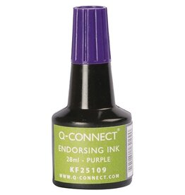 Q-CONNECT Q-CONNECT stempelinkt, flesje van 28 ml, violet