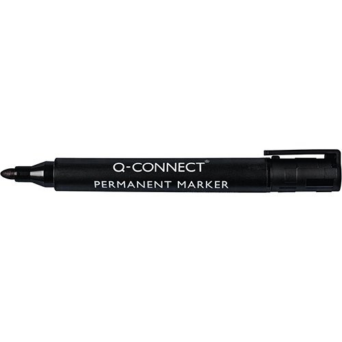 Q-CONNECT Q-CONNECT permanente marker, 2-3 mm, ronde punt, zwart