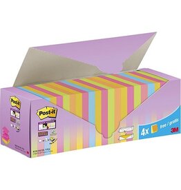 Post-It Super Sticky Ss Z-Notes 76X76 90V Ass 20+4 [1st]