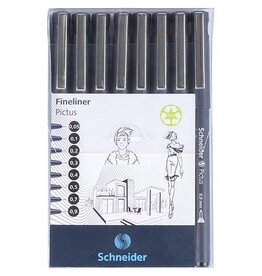 Schneider Fineliner Pictus Et8 Zwart [1st]