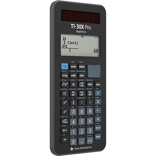 Texas Instruments Texas wetenschappelijke rekenmachine TI-30X Pro MathPrint, in een kartonnen doosje