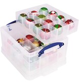 Really Useful Box Really Useful Box opbergdoos 21 l, met 2 inzetbakjes, transparant