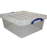 Really Useful Box Really Useful Box opbergdoos 31,5 l, nestbaar, transparant