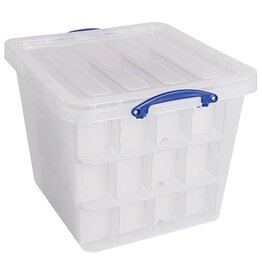 Really Useful Box Really Useful Box opbergdoos, 60 l, met inzetbakje, transp.