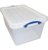 Really Useful Box Really Useful Box opbergdoos 61 l, nestbaar, transparant