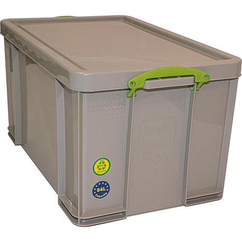 Really Useful Box Really Useful Box opbergdoos 84 liter, gerecycleerd, grijs