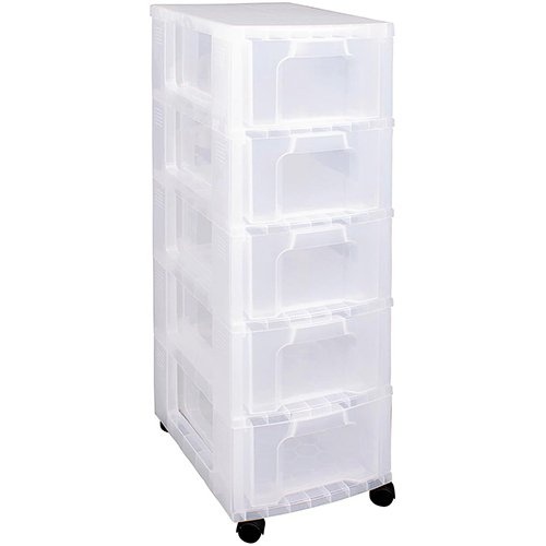 Really Useful Box Really Useful Box ladenblok 5 x 12 l, transparant