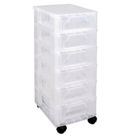 Really Useful Box Really Useful Box ladenblok 6 x 3,5 l, transparant