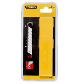 Stanley Stanley vervangmesjes voor cutter 25 mm, blister van 10st.