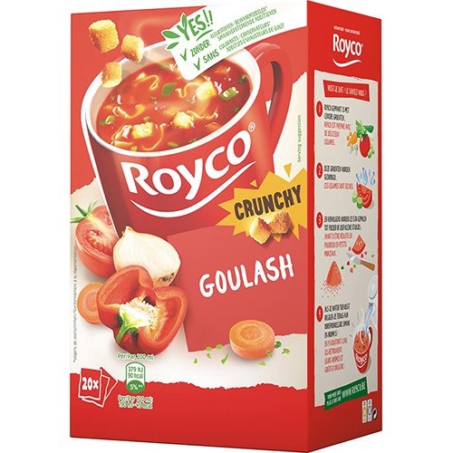 Royco Royco Minute Soup goulash met rund, pak van 20 zakjes