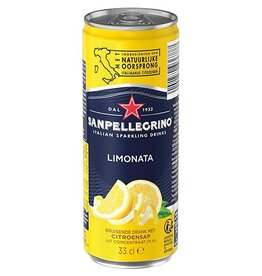 San Pellegrino limonade limonata, sleek blik van 33 cl, 6st.