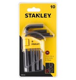Stanley Stanley stiftsleutelset 1,5-10 mm, set van 10 stuks