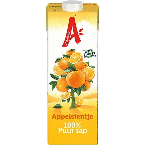 Appelsientje Appelsientje sinaasappelsap 1 l, pak van 12 stuks