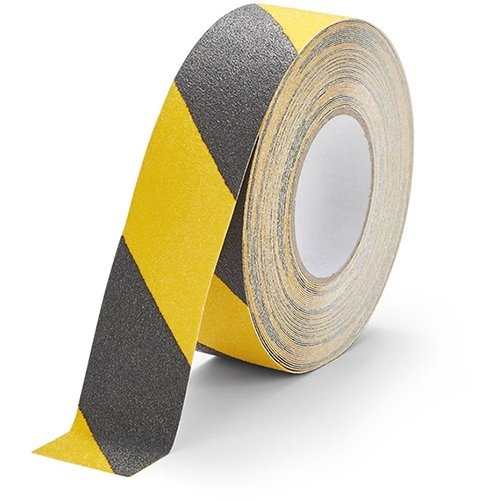 Durable Durable Duraline antisliptape Grip 50 mm x 15 m, geel/zwart