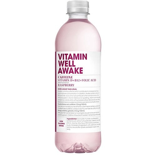 Vitamin Well vitaminewater Awake, 500 ml, pak van 12