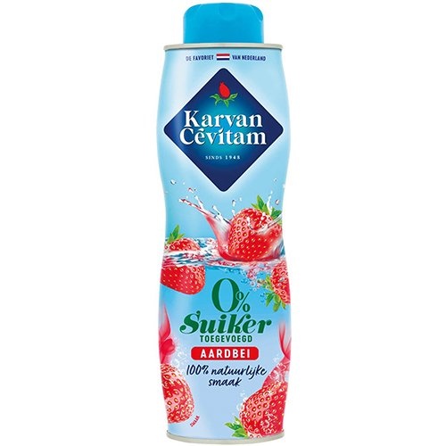 Karvan Cévitam Karvan Cévitam siroop, fles van 60 cl, aardbei [6st]