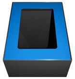 V-part V-Part top voor modulaire afvalbak 60 l, blauw