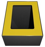 V-part V-Part top voor modulaire afvalbak 60 l, geel
