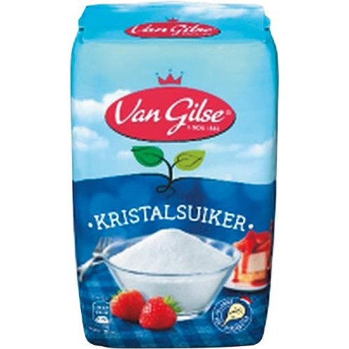 Van Gilse Van Gilse kristalsuiker, pak van 1 kg — levering per 10