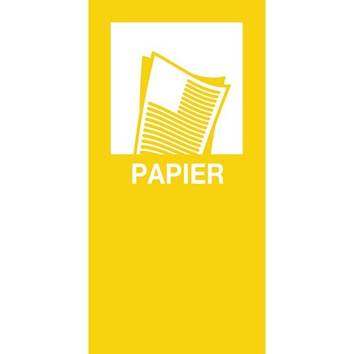 V-part V-Part magneetsticker PAPIER, geel