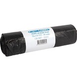Q-CONNECT Vuilniszak, ft 70 x 110 cm, zwart, rol van 20 zakken