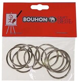 Bouhon Bouhon sleutelring, 25 mm, blister van 10 stuks