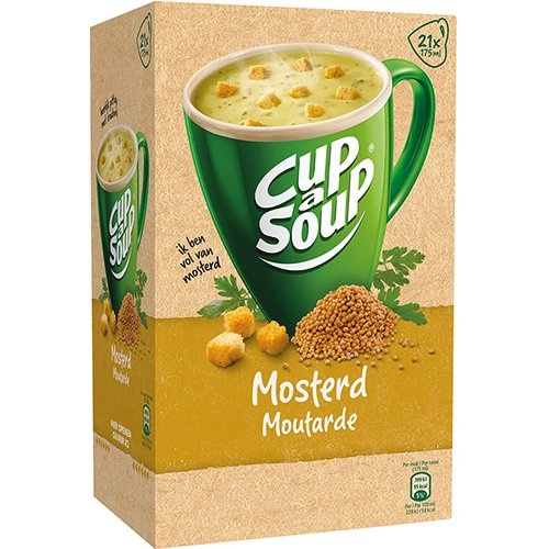Cup A Soup Cup-a-Soup mosterd, pak van 21 zakjes