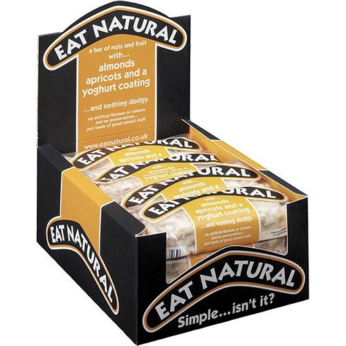 Eat Natural Eat Natural reep, amandelen - abrikoos - yoghurt, 50g, 12st.