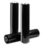 Merkloos Palletfolie, ft  50 cm x 300 m, 20 mu, doos van 6 stuks, zwart