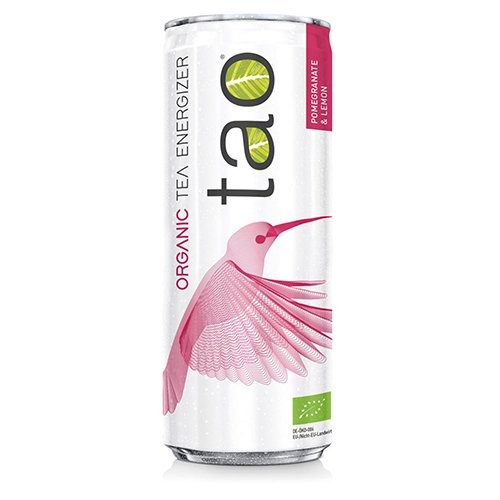 tao Tao Organic Tea Energizer Pomegranate, blik van 25 cl, 24st.
