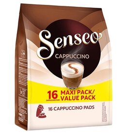 Douwe Egberts Senseo cappuccino, zakje van 16 koffiepads