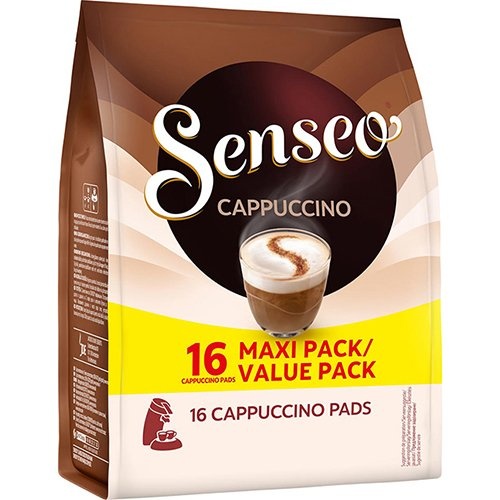Douwe Egberts Senseo cappuccino, zakje van 16 koffiepads