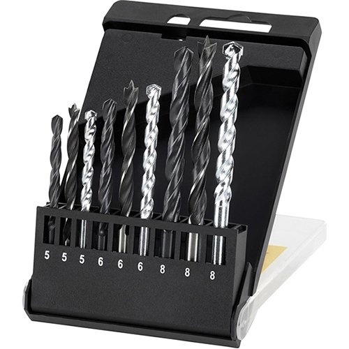 Merkloos Irwin 9-delige borenset metaal - hout - steen