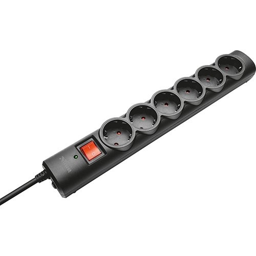 Trust Trust Surge Guard, overspanningsbeveiliging met 6 aansluitingen