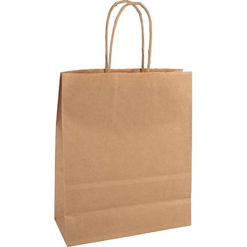 Q-CONNECT Papieren zak, ft 32 x 12 x 41 cm, bruin — levering per 50
