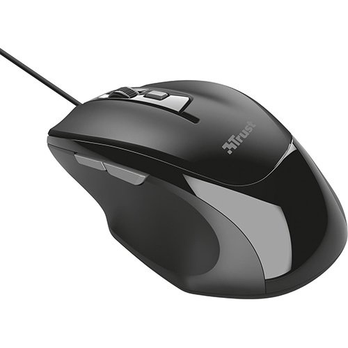 Trust Trust Voca Comfort muis, zwart