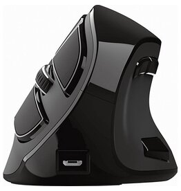 Trust oplaadbare draadloze ergonomische muis Voxx, zwart