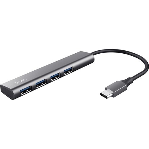 Trust Trust Halyx USB-C 3.2 Hub 4-poorten