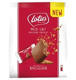 Lotus Lotus melkchocolade met speculoosstukjes, pak van 11 stuks