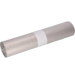 Deiss Deiss vuilniszak, ft 57,5 x 100 cm, transparant, LDPE, rol van 25 stuks