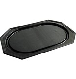 Conpax Cateringschaal, uit gerecycleerd PET, ft 55 x 36 cm, zwart, pak van 10 stuks