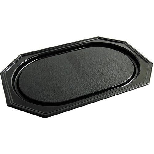 Conpax Cateringschaal, uit gerecycleerd PET, ft 55 x 36 cm, zwart, pak van 10 stuks