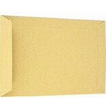 Merkloos Enveloppen, 162 x 229 mm stripsluiting, bruin, 500st.