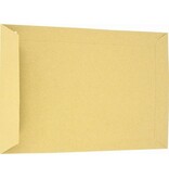 Merkloos Enveloppen, ft 162 x 229 mm, stripsluiting, uit kraft papier van 90 g, bruin, doos van 500 stuks