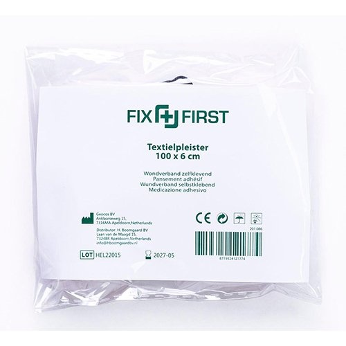 Fixfirst Fixfirst elastische pleister, 6 cm x 1 m