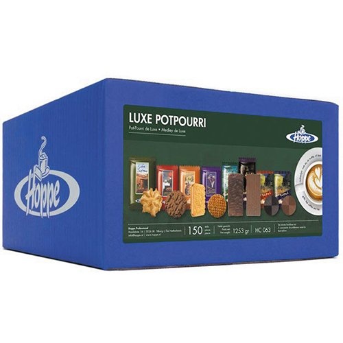 Hoppe Hoppe koekjes Luxe Potpourri, doos van 150 stuks