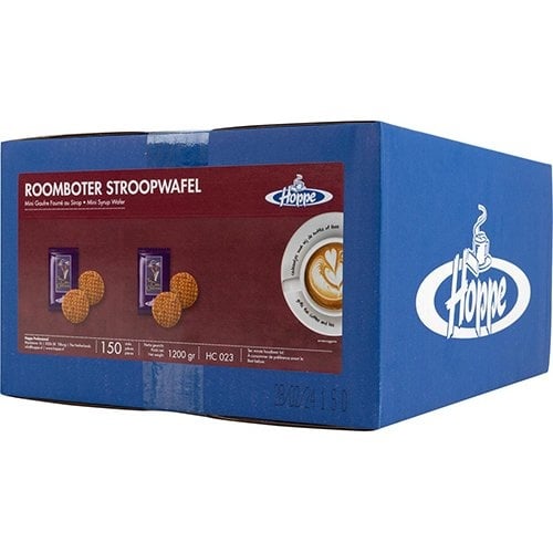 Hoppe Hoppe stroopwafel, doos van 150 stuks